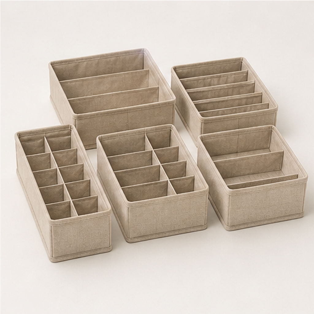 Reusable Drawer Organizer Set